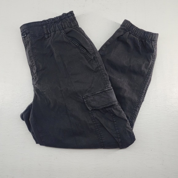 American Eagle Outfitters Pants - American Eagle 10 Short | Black Cargo Jogger Pants Stretch Utility Women